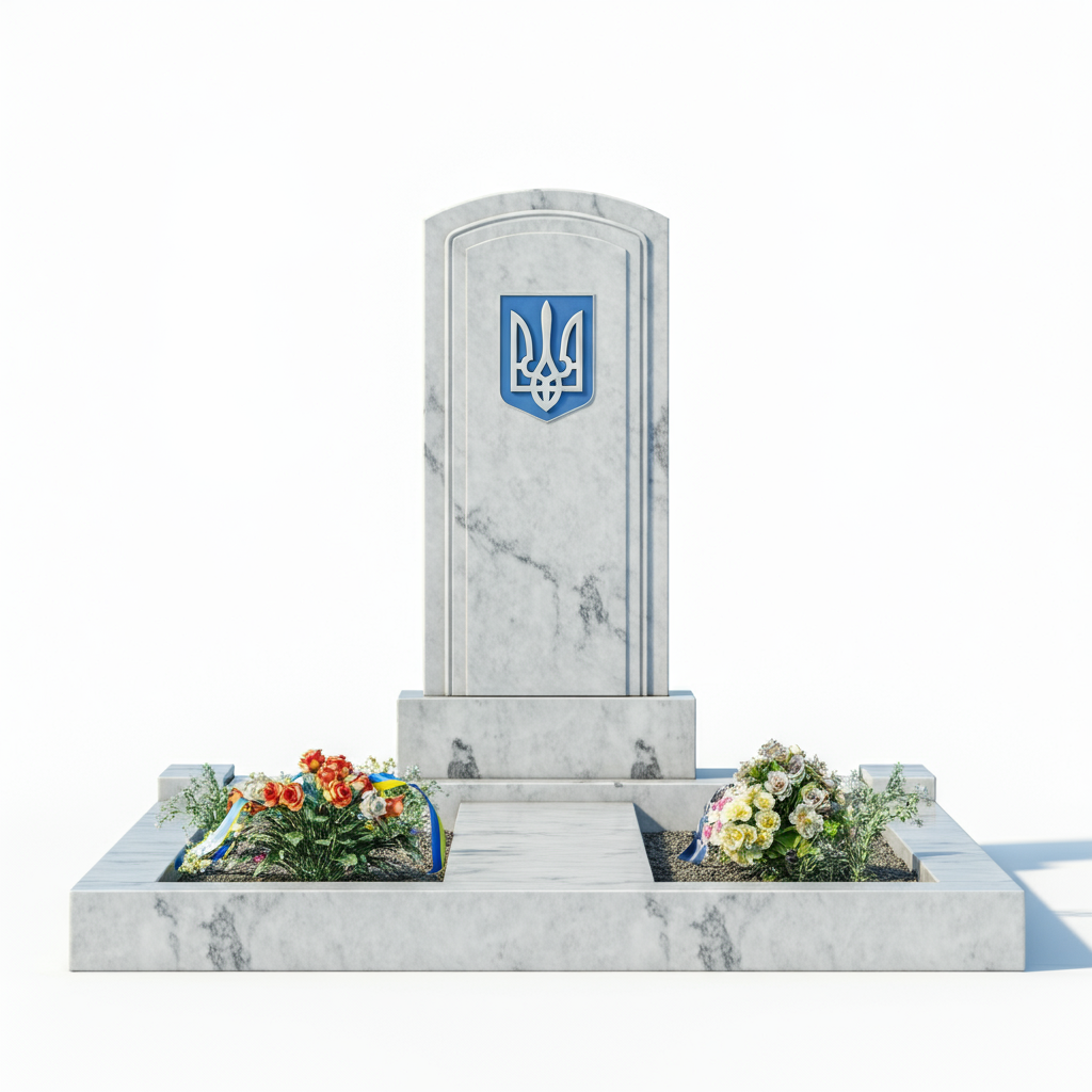 Мраморный памятник для военных