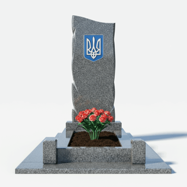 Гранитный памятник для военных на могилу №6