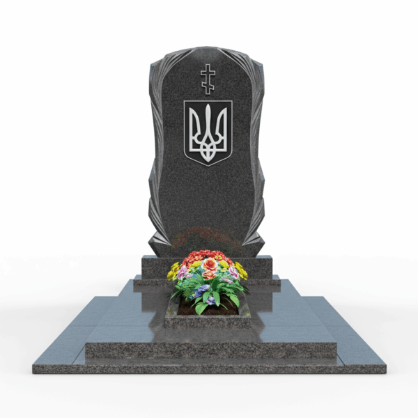 Гранитный памятник для военных на могилу №10
