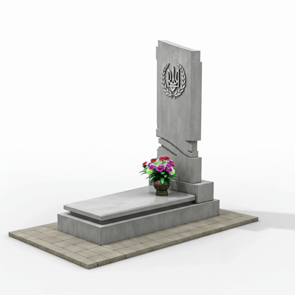 Бетонный памятник для военных №6
